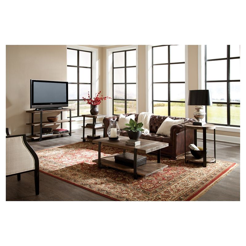 48" Modesto Wide TV Stand Brown - Alaterre Furniture