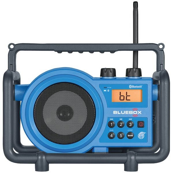 Sangean - BB-100 - Sangean FM / AM / Bluetooth / Aux-in Ultra Rugged Digital Tuning Receiver - 5 x FM, 5 x AM PresetsLCD