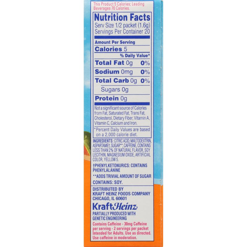 Crystal Light On the Go Citrus Energy Drink Mix - 10pk/.09oz Stix