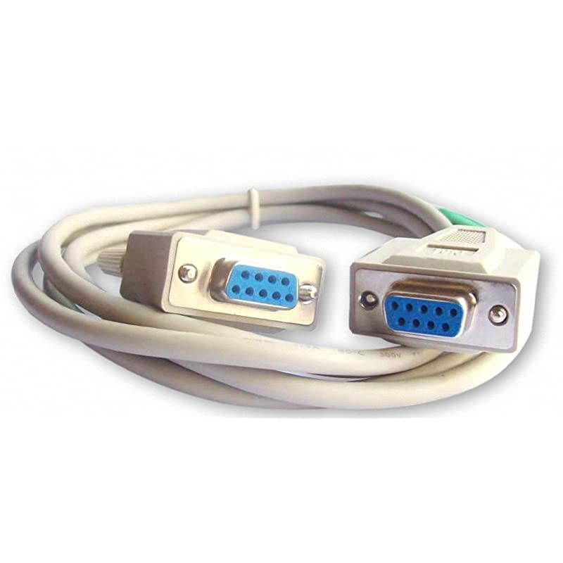 Store 6 Foot DB9 9 Pin Serial Port Null Modem Cable FemaleFemale