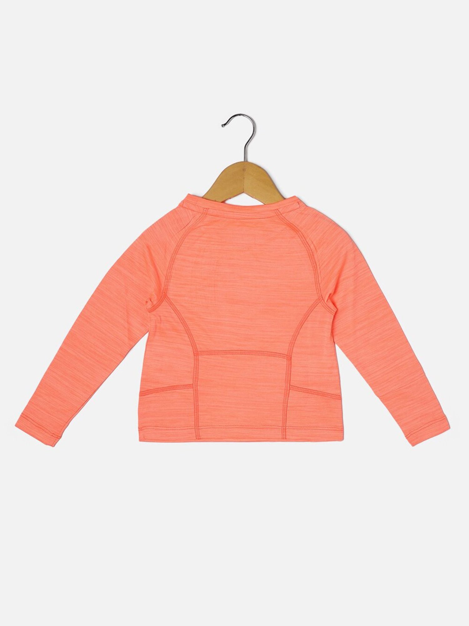 Allen Solly Junior Coral Textured Full Sleeves T-Shirt