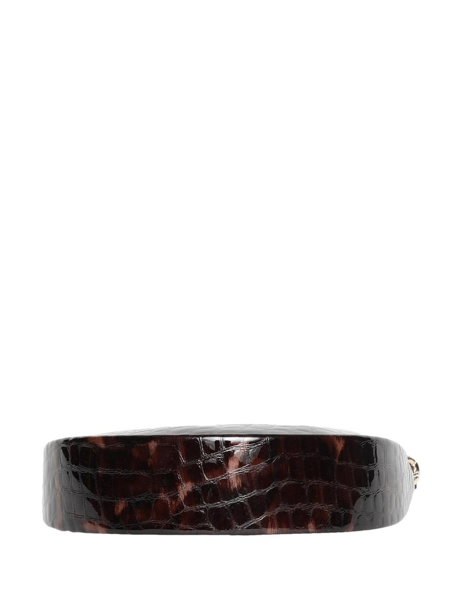 BAGATT Barletta Dark Brown Textured Small Hobo Handbag