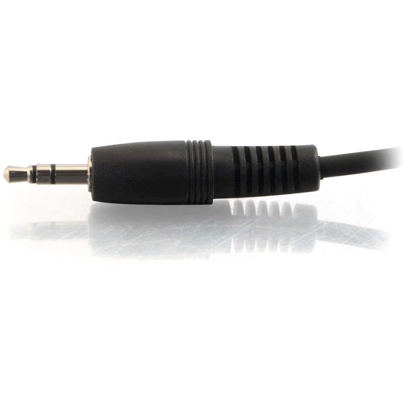 C2G 6ft 3.5mm M/F Stereo Audio Extension Cable - Mini-phone Male - Mini-phone Female Audio - 6ft - Black