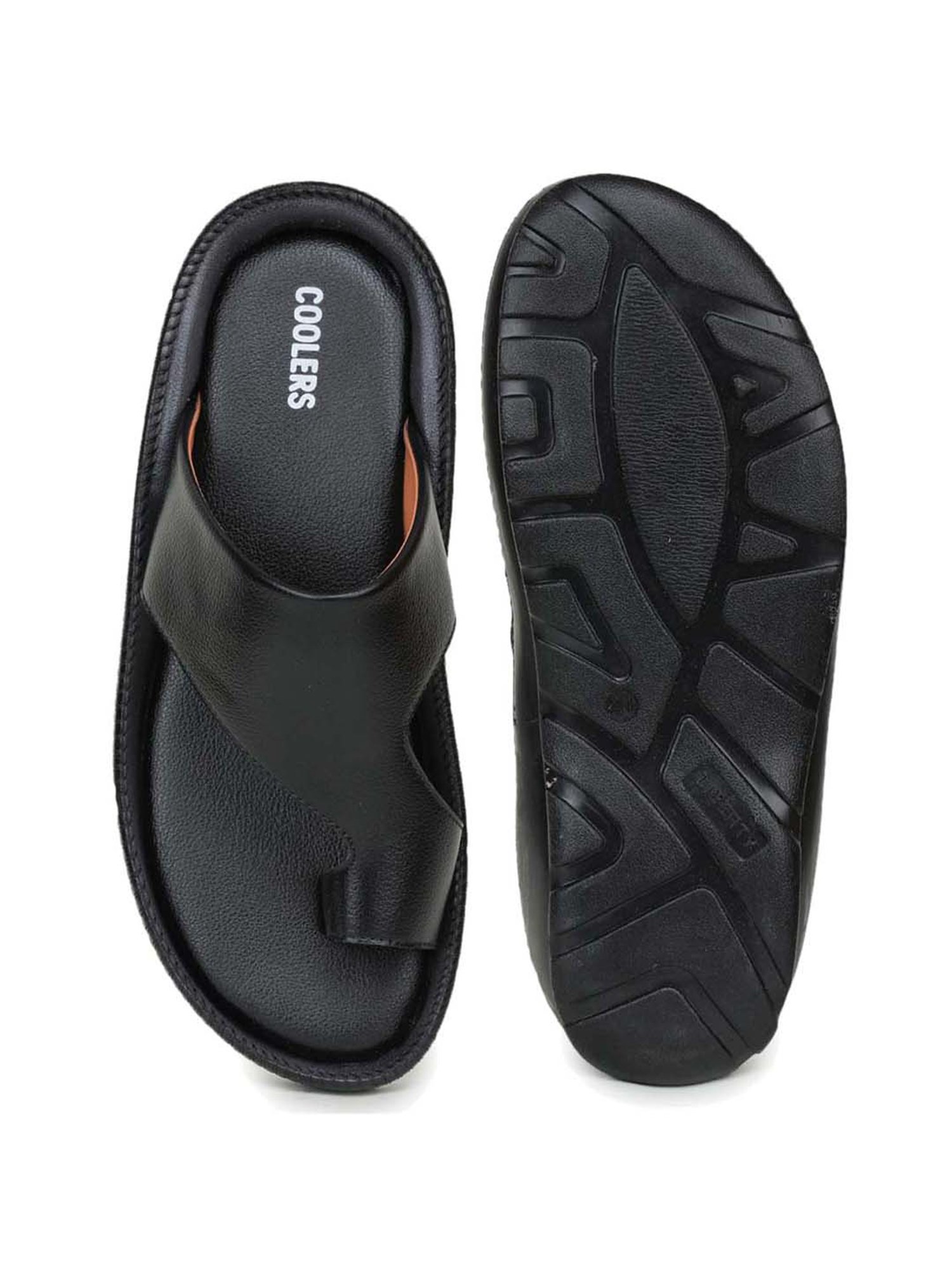 Coolers by Liberty Men's Black Toe Ring Sandals