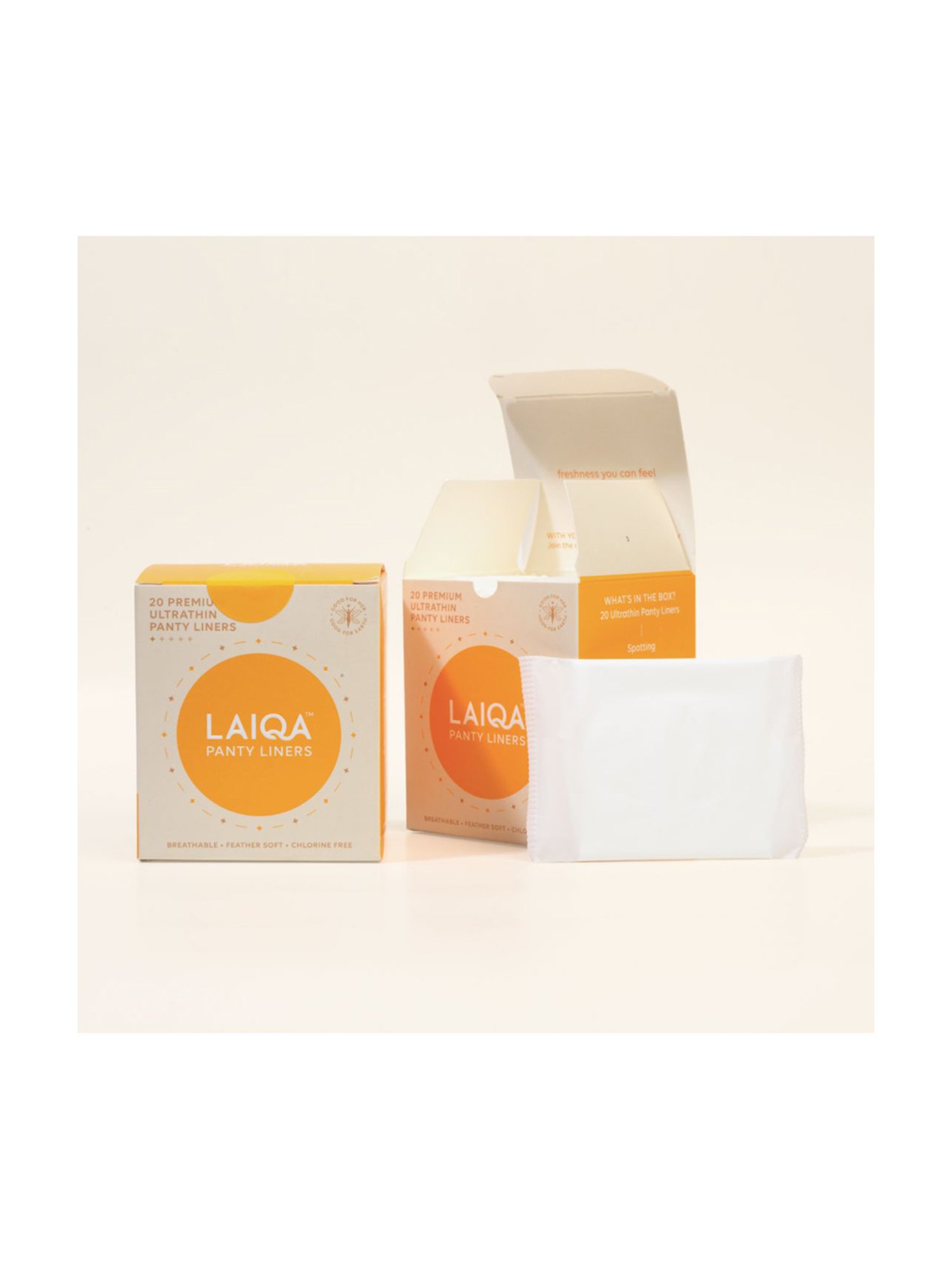 LAIQA Panty Liners (Pack of 3) XS - 60 Panty Liners