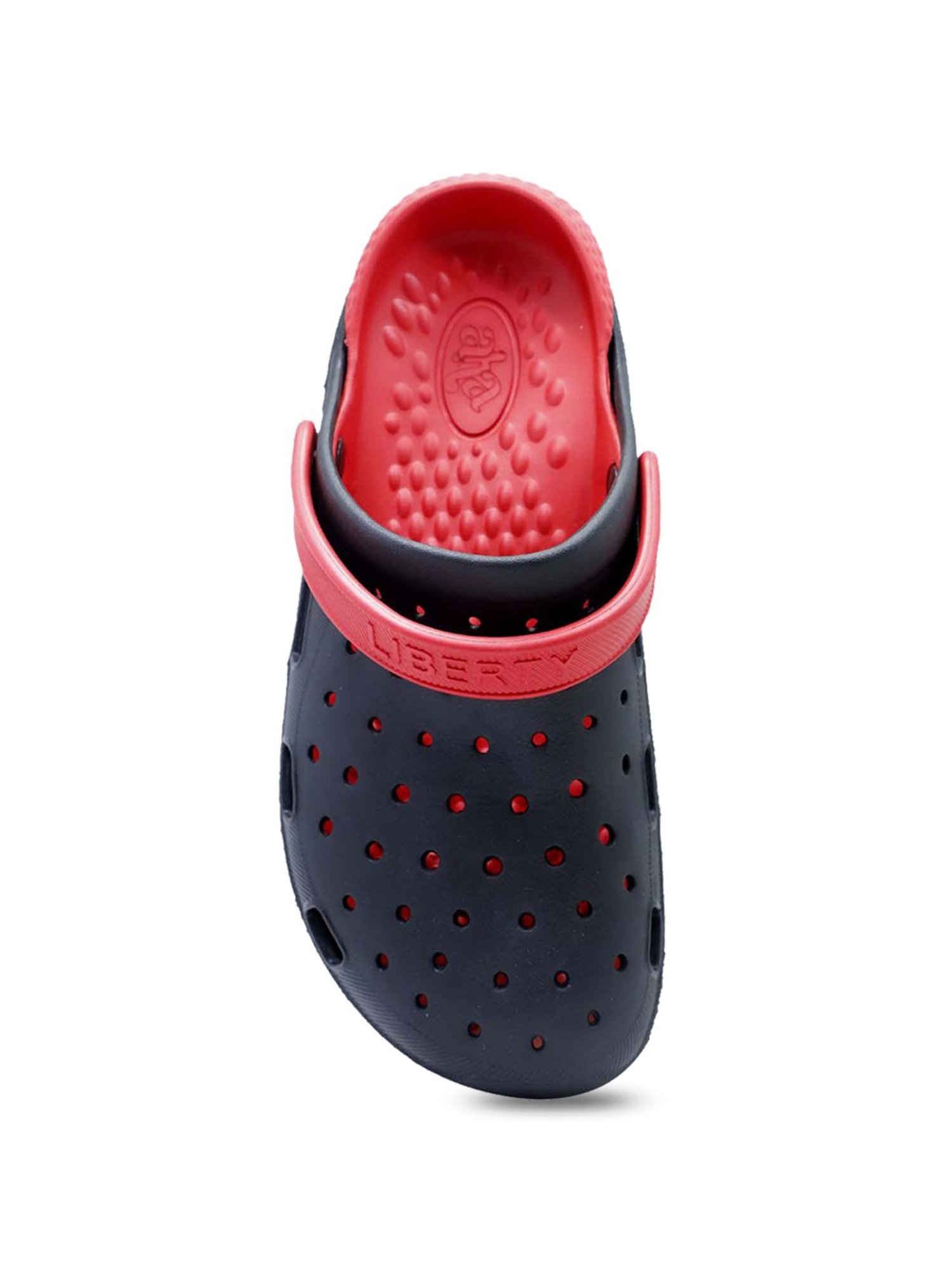 Aha by Liberty Men's Black Back Strap Clog