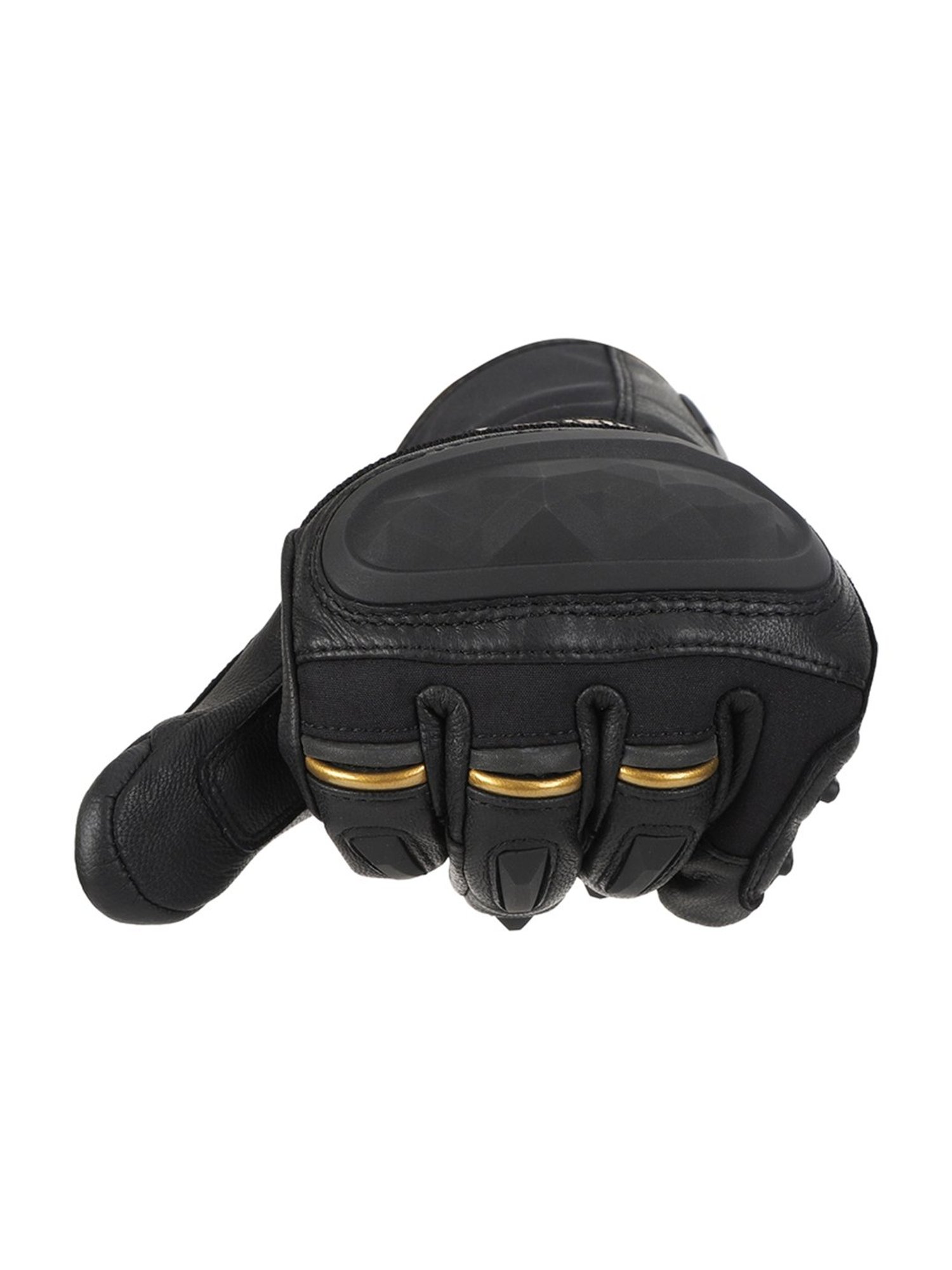 Royal Enfield Black Darcha Riding Gloves - L