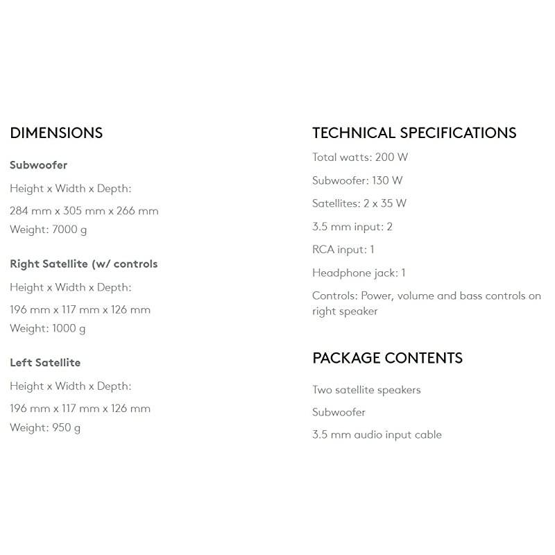 Z623 400 Watt Home Speaker System 21 Speaker System Black