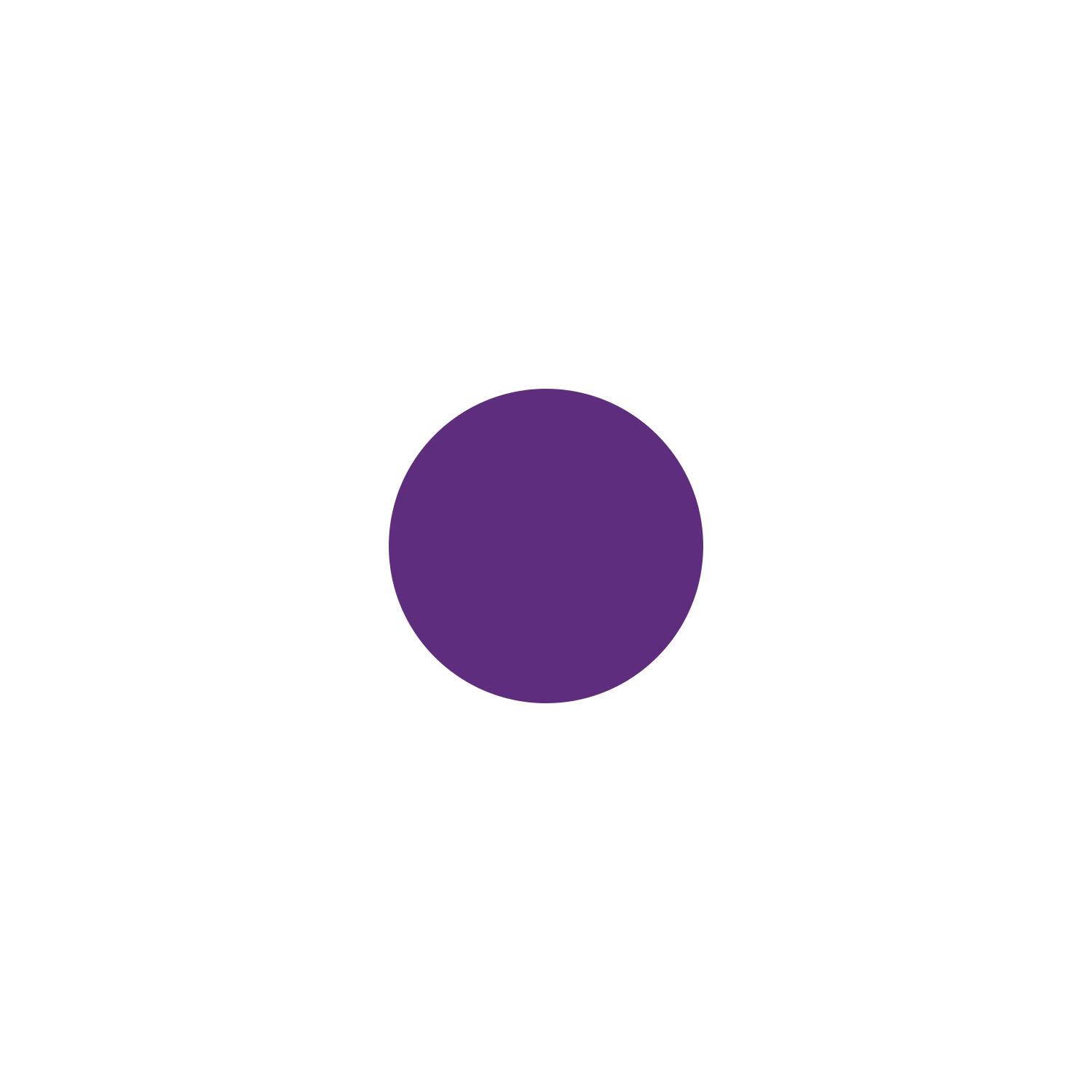 LiteMark 2 Inch Orange Dot Decals - Pack of 80