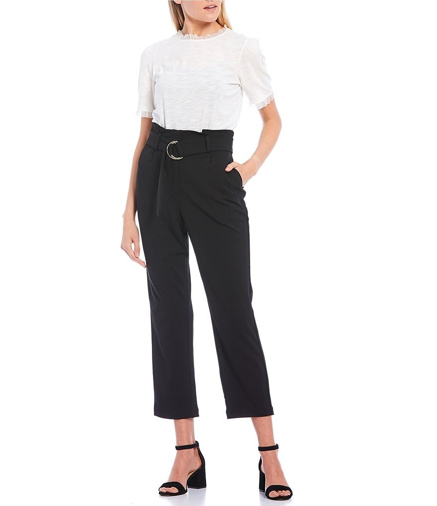 Love & Piece High-Rise Belted Waist Pants