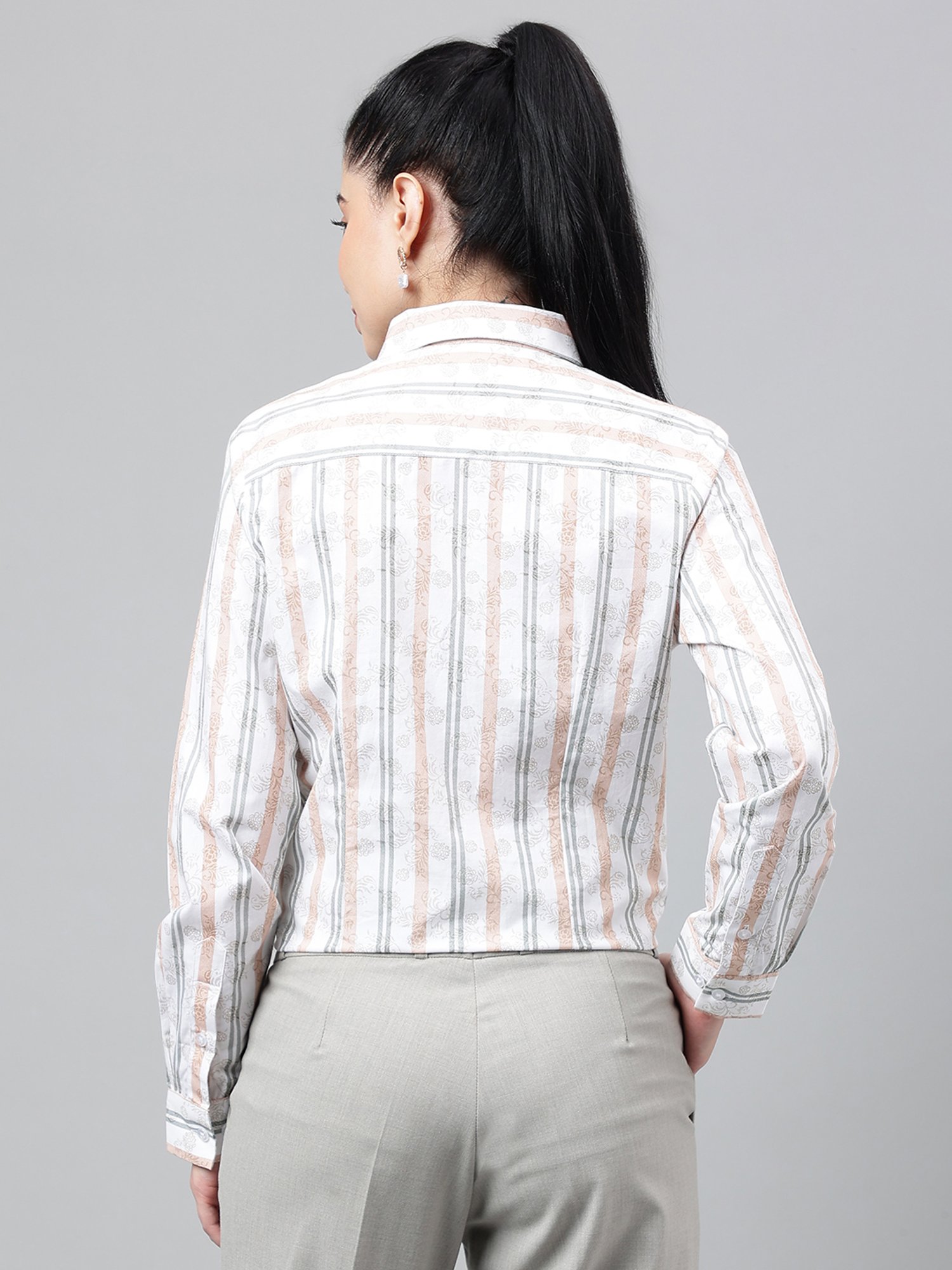 Van Heusen Maroon Plain Formal Shirt