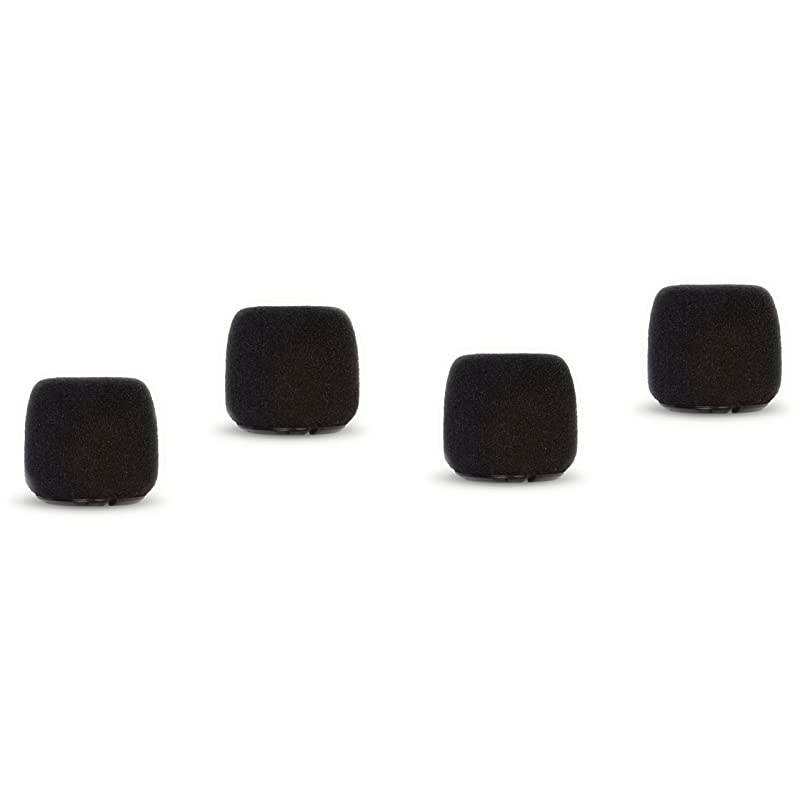 ACVO4WSB Black Foam Windscreen for Centraverse Overhead Condenser Microphones Contains Four