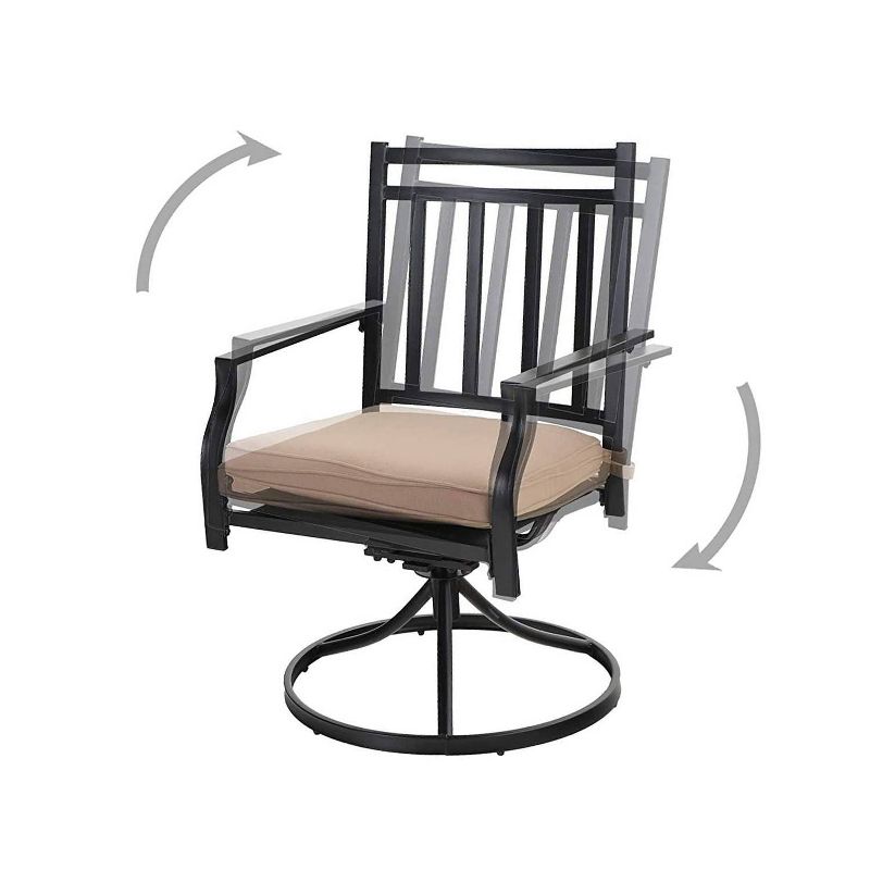 7pc Bridgeport Coastal Dining Set Blue - Royal Garden