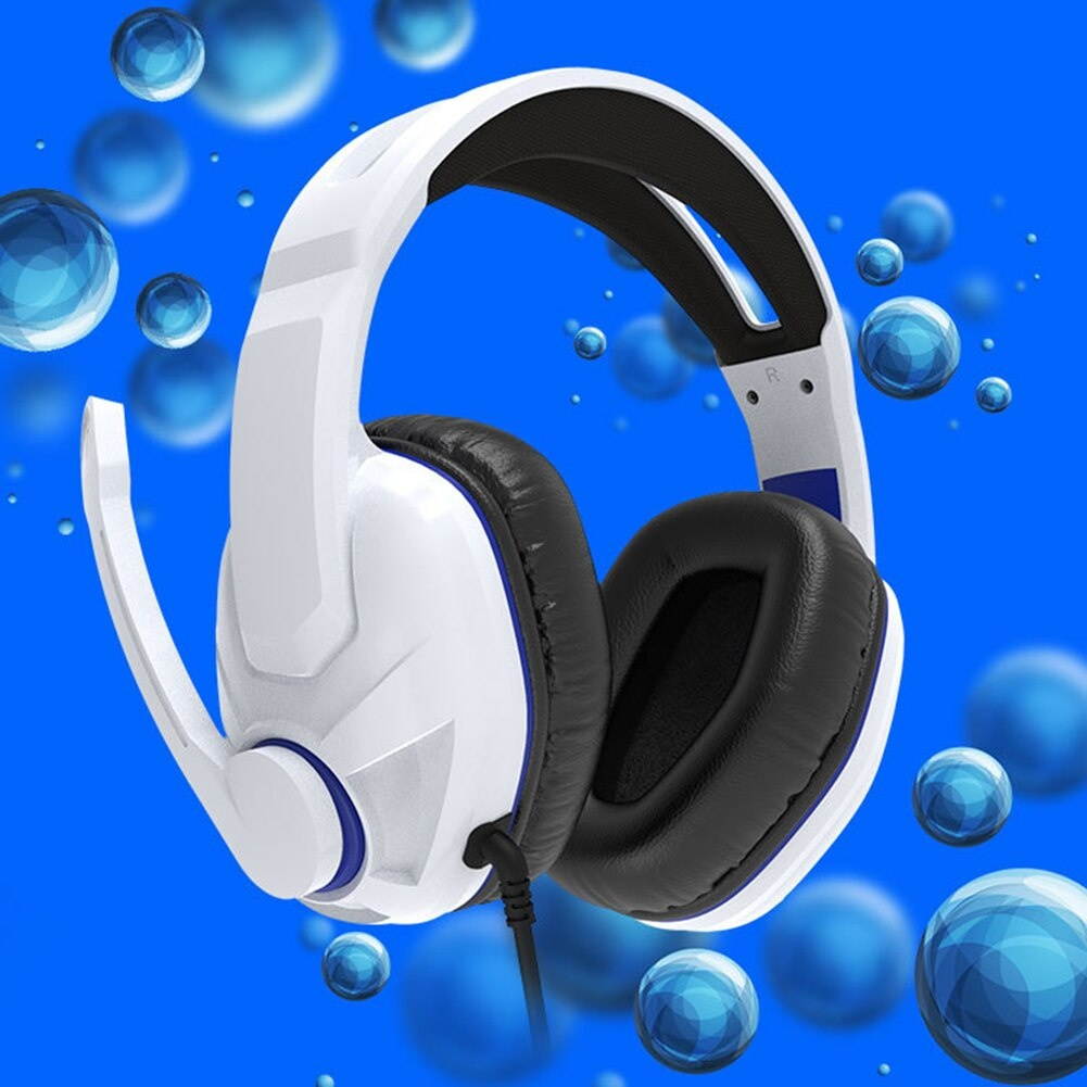 Professional Bass Gamer Wired Headphones Gaming Headset with Noise Canceling Microphone for PlayStation 5 4 PC Computer
