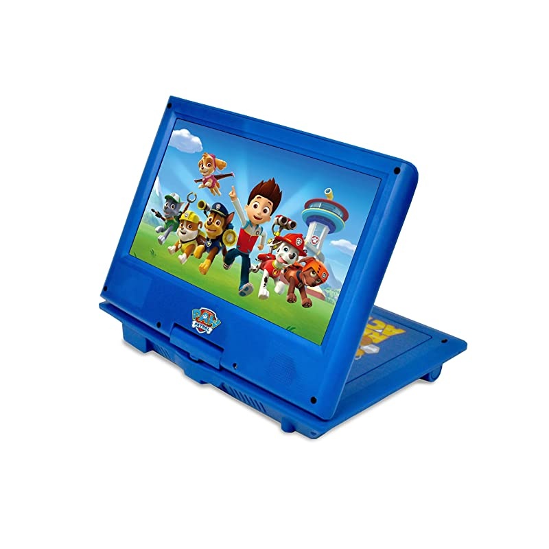 Nickelodeons Paw Patrol Theme 7Inch Portable DVD Player with Headphones and Travel Bag Blue