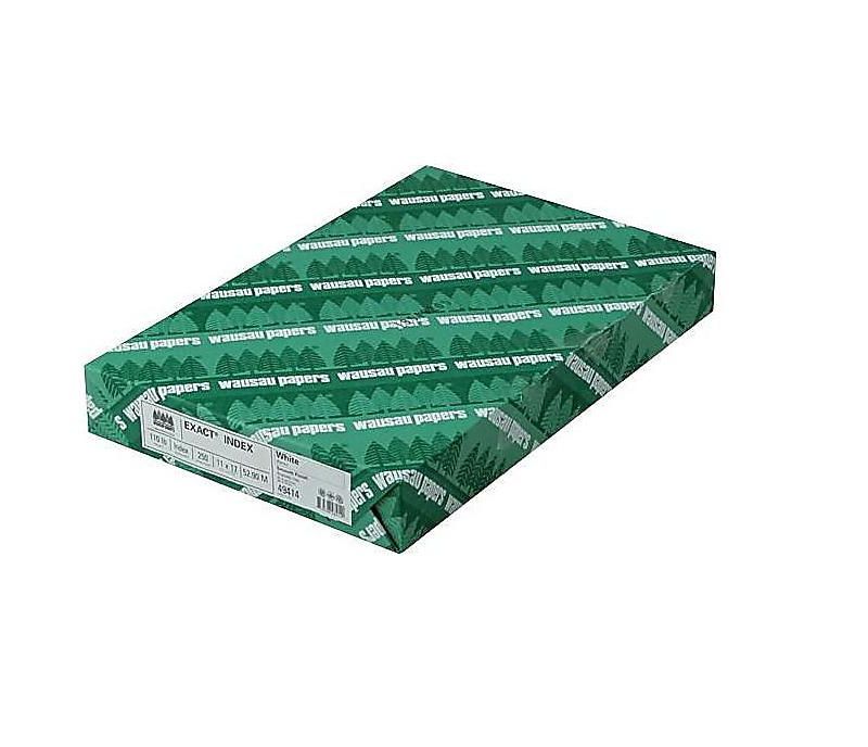 Neenah Paper Exact Index Card Stock 110 lbs. 11 x 17 White 250 Sheets/Pack 40414