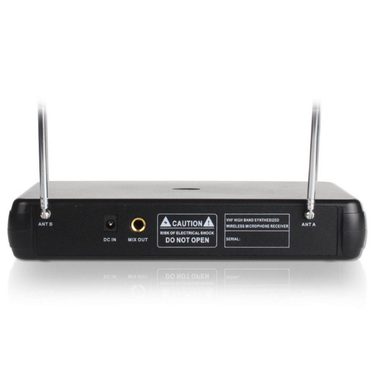 J.I.Y V-2 Wirelss Dual Microphone System for KTV Karaoke Speech Meeting Home Theatre System