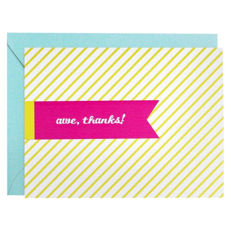 8ct "Awe, Thanks!" Thank You Notecards