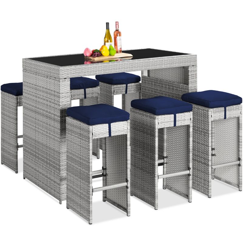 Slat Top Serving Cart - Gray - Apollo Outdoor