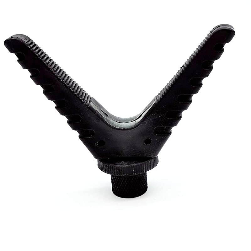 Gun Rifle Shooting Stick Rest Rack V Yoke HolderMonopodCamera Tripod Mount Adapter