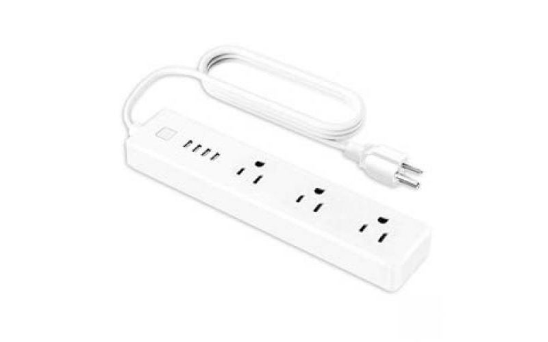 Ematic 3-Outlet Surge Supperssor/Protector - 3 x AC Power, 4 x USB
