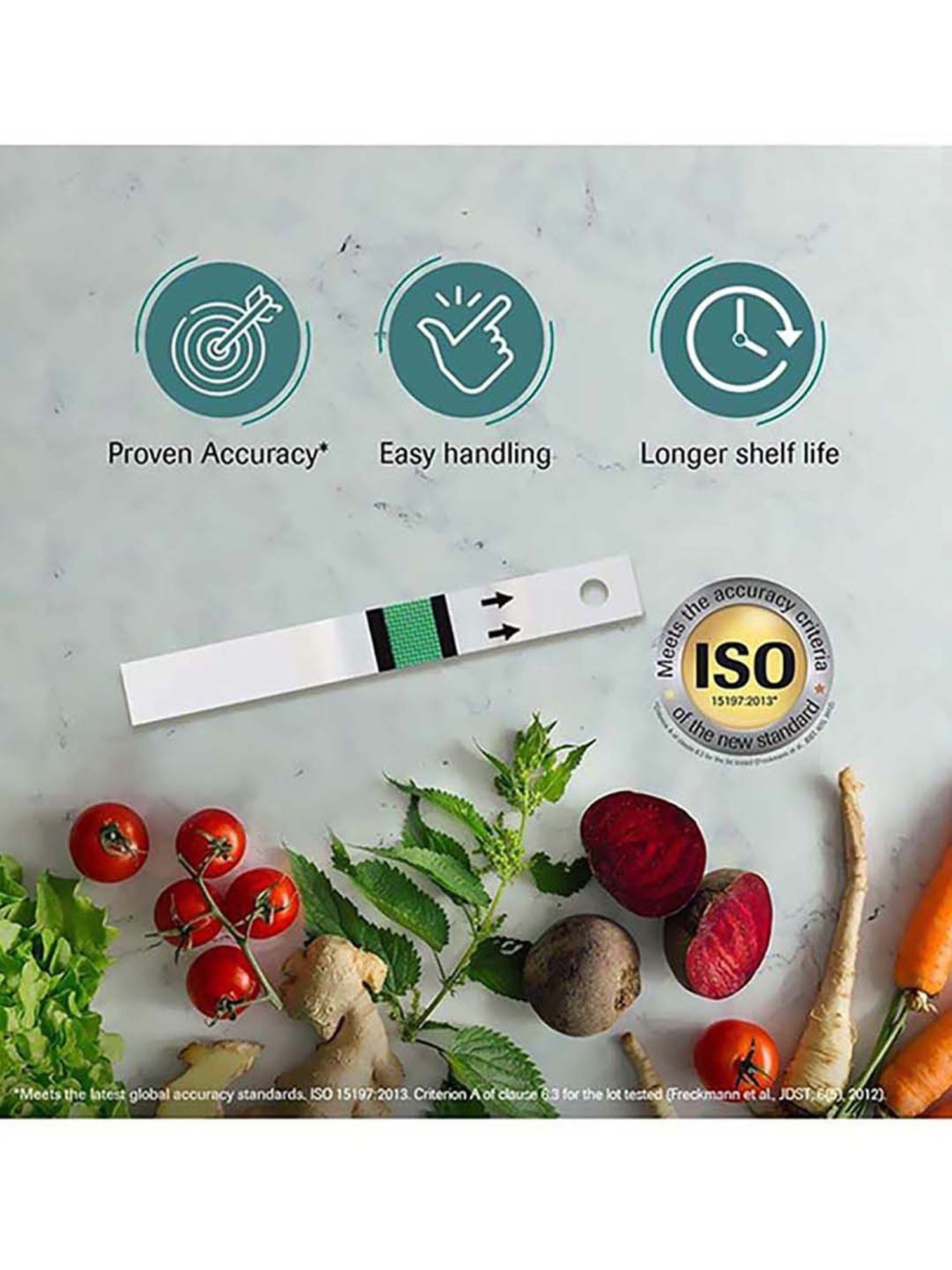 Accu Chek Active Blood Glucose Test Strip - 100 Piece (White)