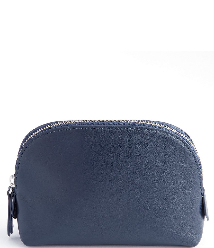ROYCE New York Leather Small Cosmetic Bag