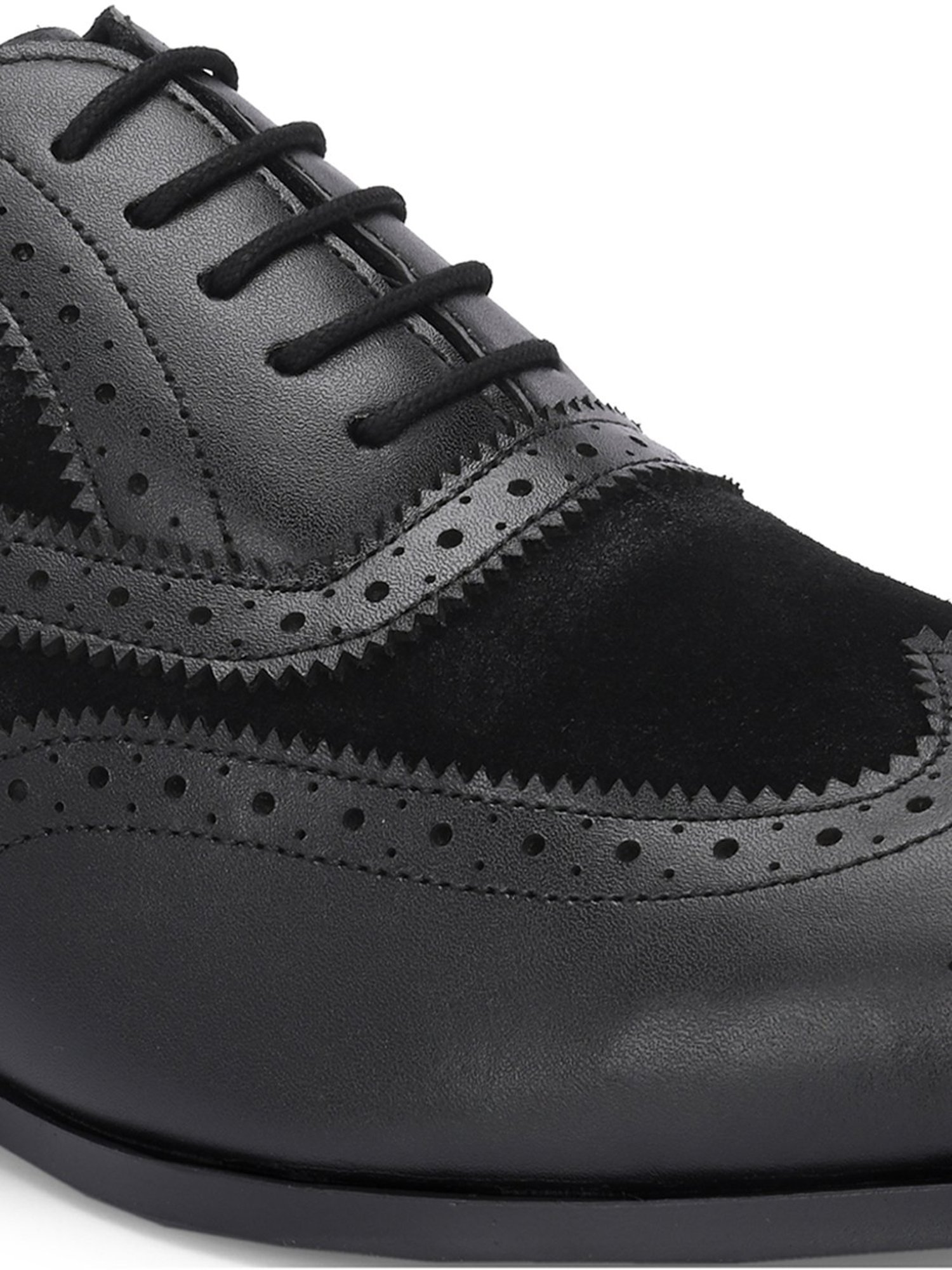 Hoversole Men's Lord Black Brogue Shoes