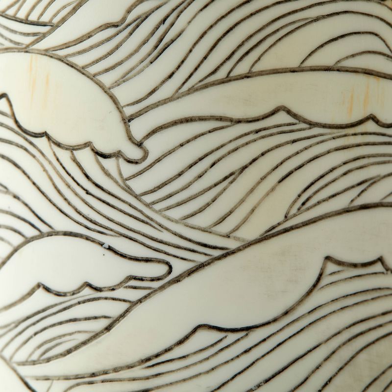 Vern Yip Whale Waves Toothbrush Holder Natural - SKL Home