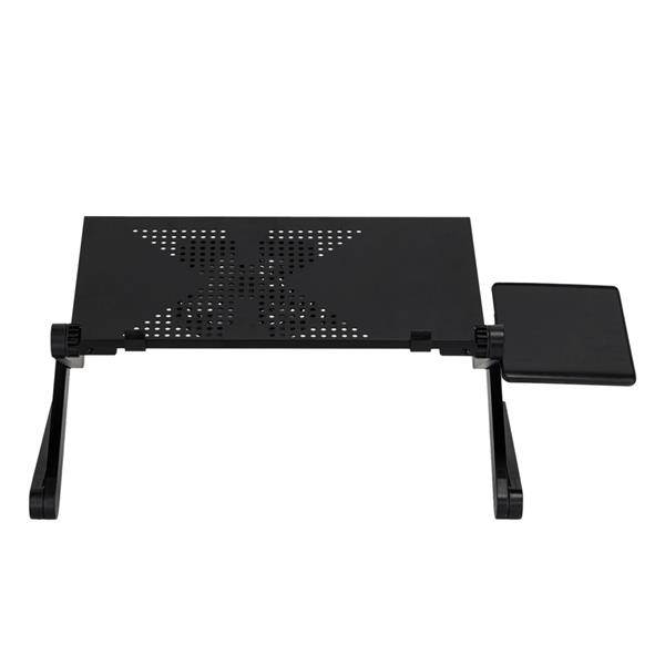 Gaming Desk 47.2" W x 23.6" D Office Computer Table, Black Gamer Workstation with 2 Cable Management Holes
