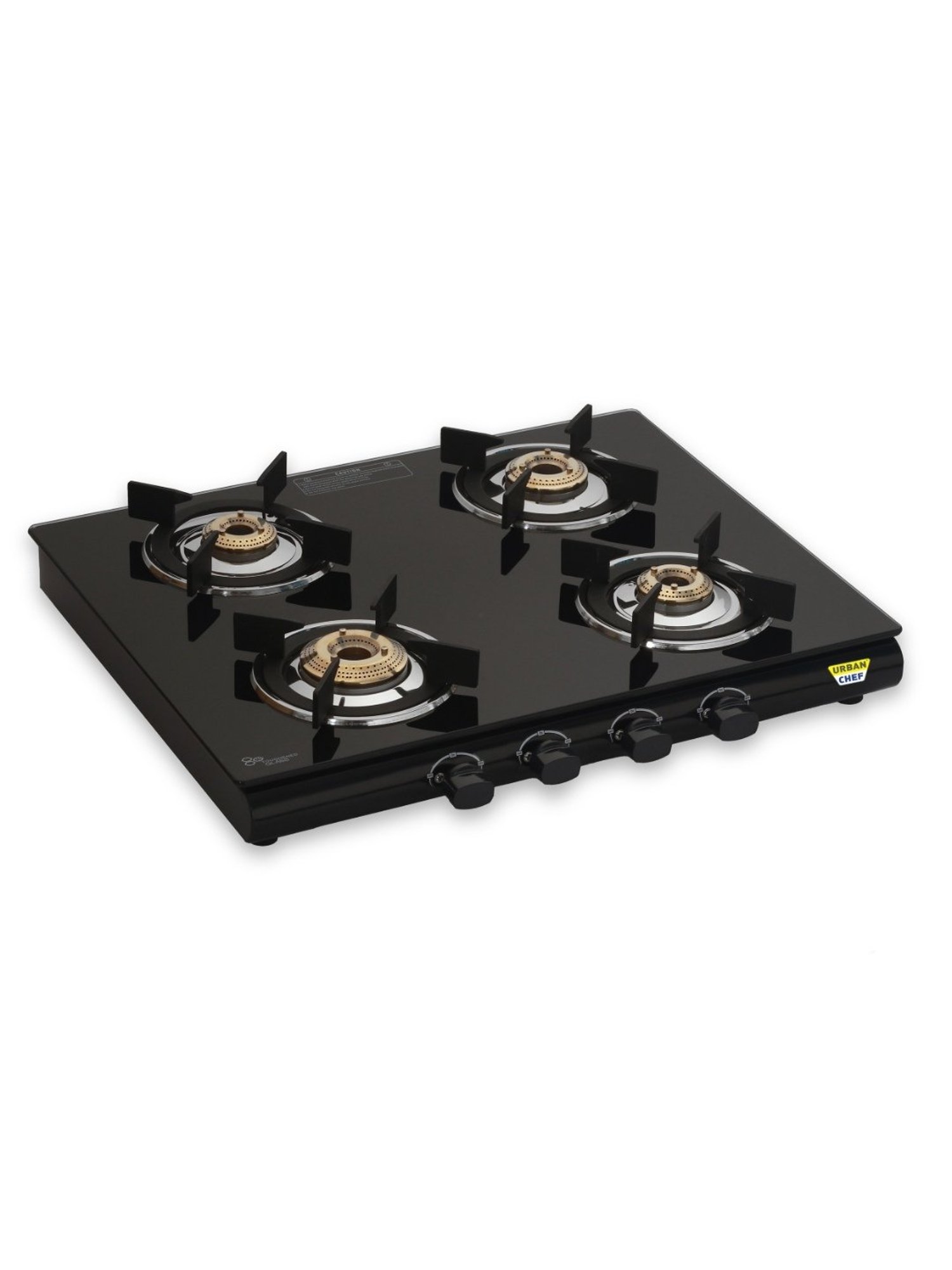 Urban Chef Gas Stove with 4 burners ( Black )