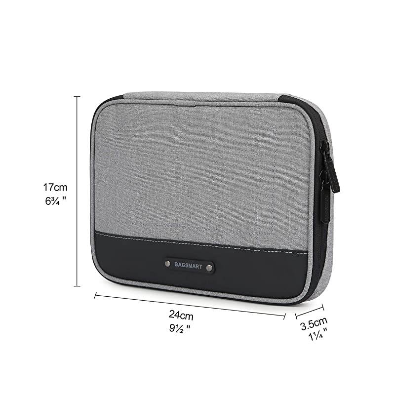 Electronic Organizer Travel Cable Organizer Electronics Accessories Cases for 79 iPad Mini Cables Chargers USB SD Card