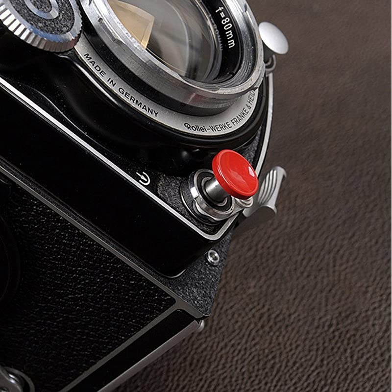 Soft Metal Shutter Release Button Compatible with Fujifilm XT30 XT4 XT3 X100F XT20 XPRO2 X30 X100T X100S XT2 RX10 II III IV Camera Black Red Darkred Orange 11mm Concave Surface4 Pack