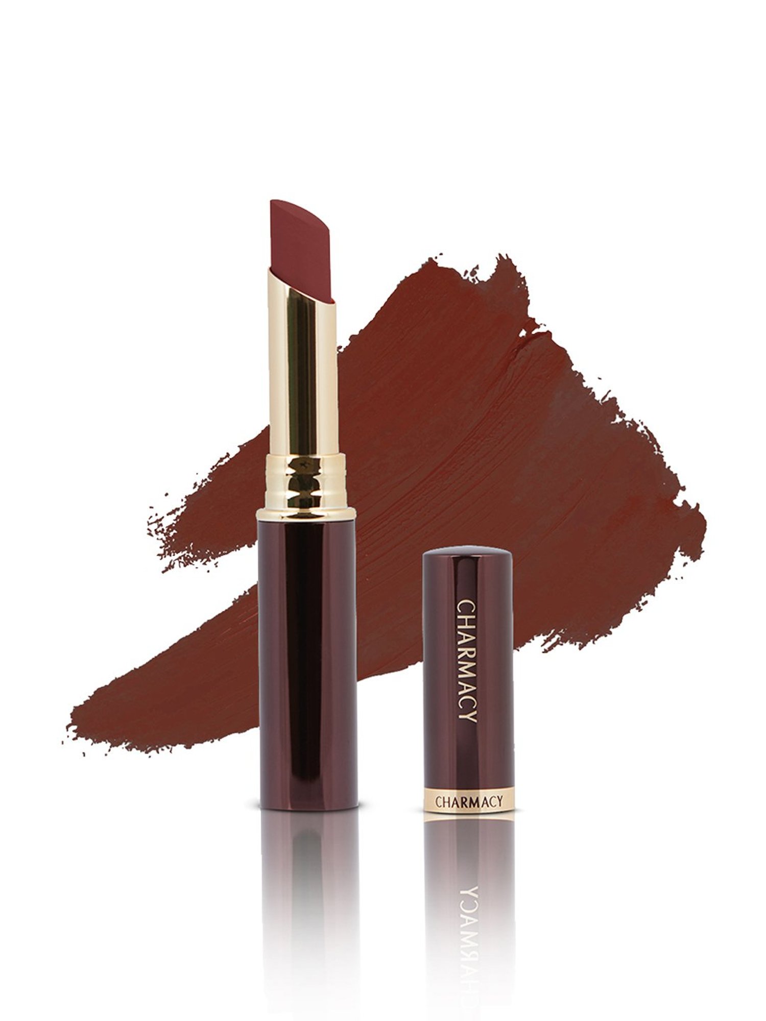 CHARMACY Milano Longstay Matte Lipstick 75 Brown Arrow - 2.8 gm