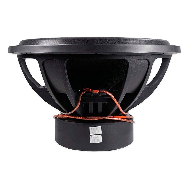 American Bass HD 18 D1 18 Inch Dual 1 Ohm Cast Basket Voice Coil 2000 Watt Subwoofer Speaker with 200 Ounce Magnet and Cooling Vents (2 Pack)