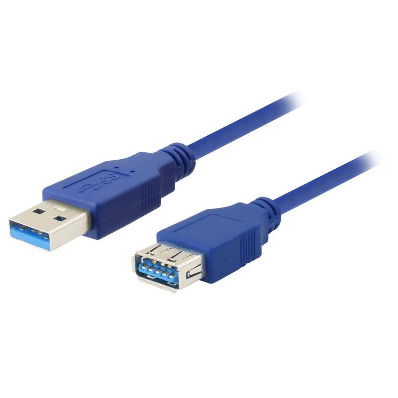FireFold USB3-EXT-10-BLU USB Extension Cable - USB 3.0 Type A Male to Female