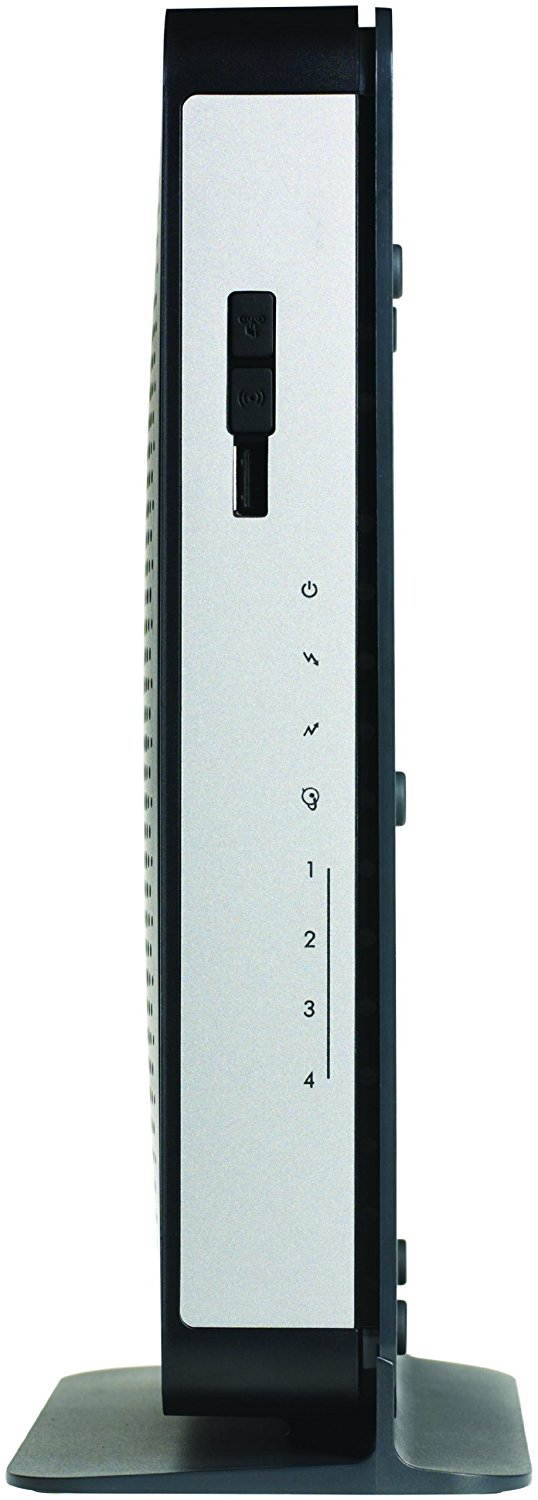 Netgear CG3000Dv2 N450 Wi-Fi Docsis 3.0 Cable Modem Wireless Router Approved for Comcast / Xfinity, Time Warner / TWC, Spectrum, Wide Open West / WOW, Cox, Cable One