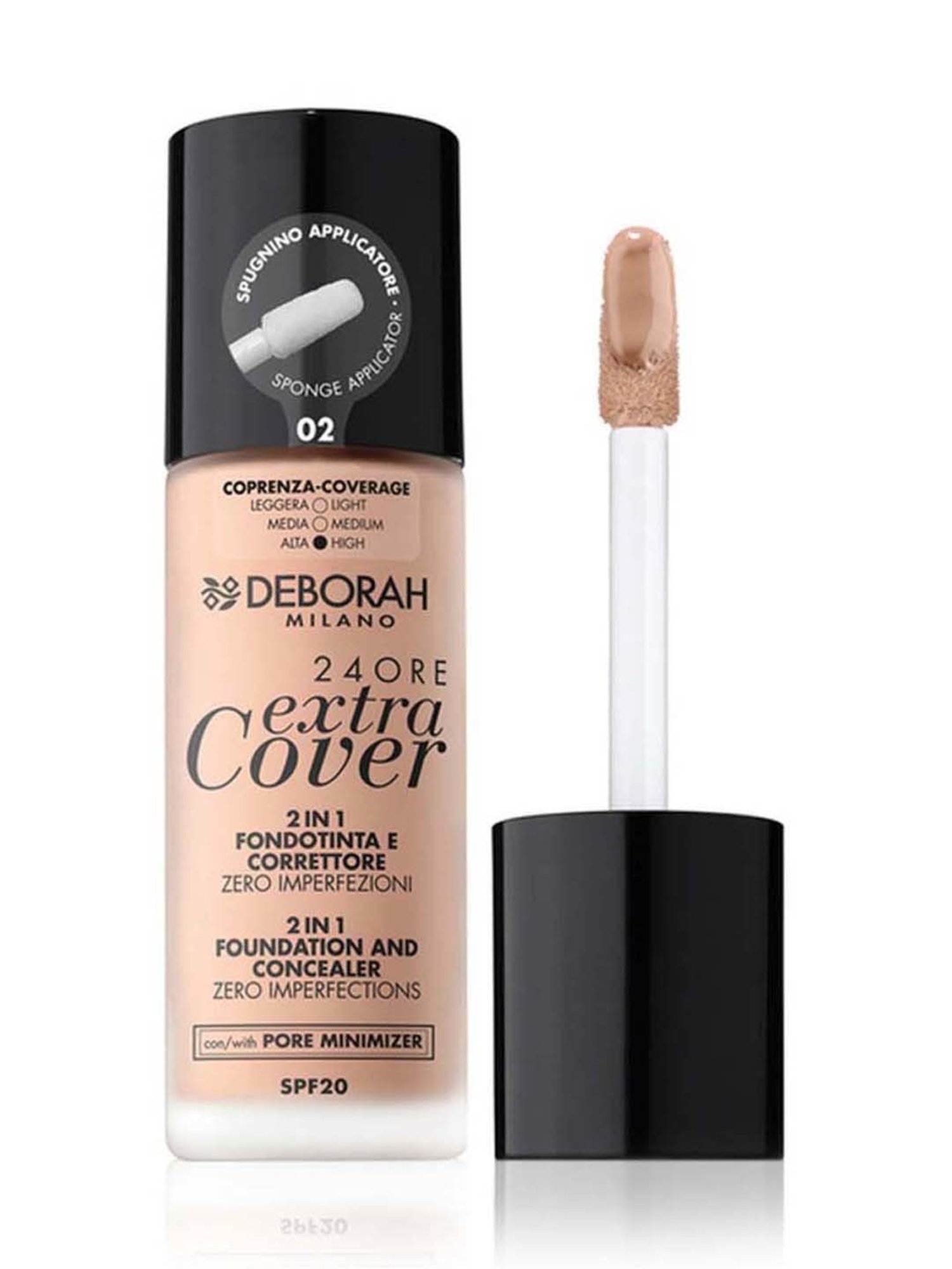 Deborah Milano 24 Ore Extra Cover 02 Beige - 35.2 gm