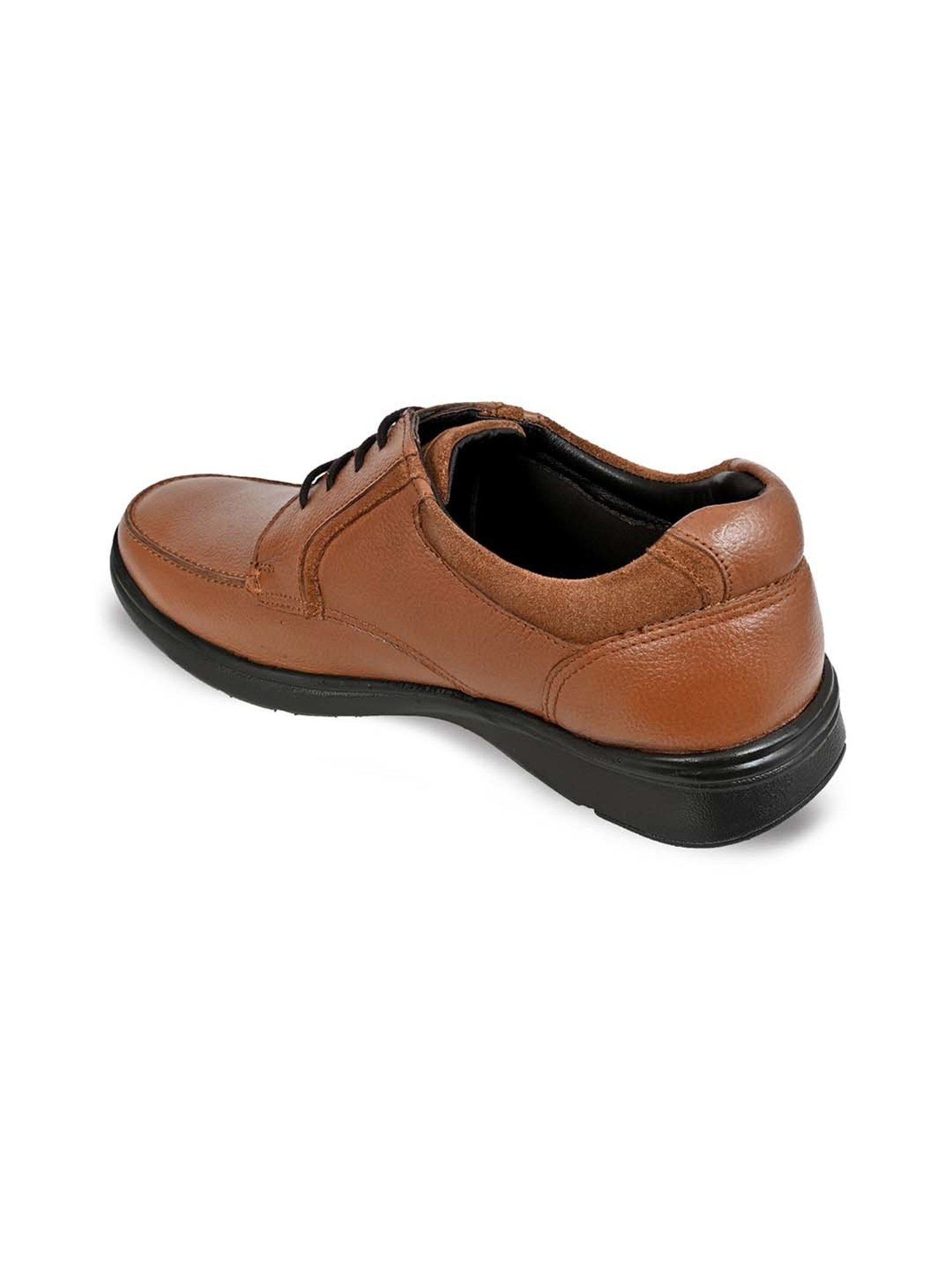 Allen cooper Men's Tan Derby Shoes