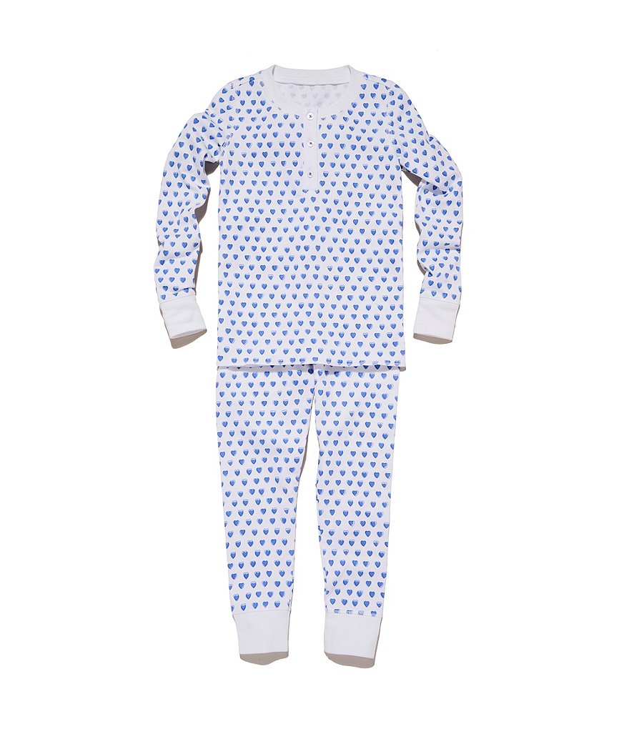 Roller Rabbit Little Kids 2-6 Heart Print 2-Piece Family Matching Pajama Set