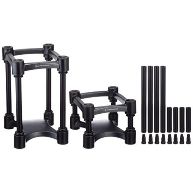 isoacoustics isol8r155 medium acoustic isolation stands pair