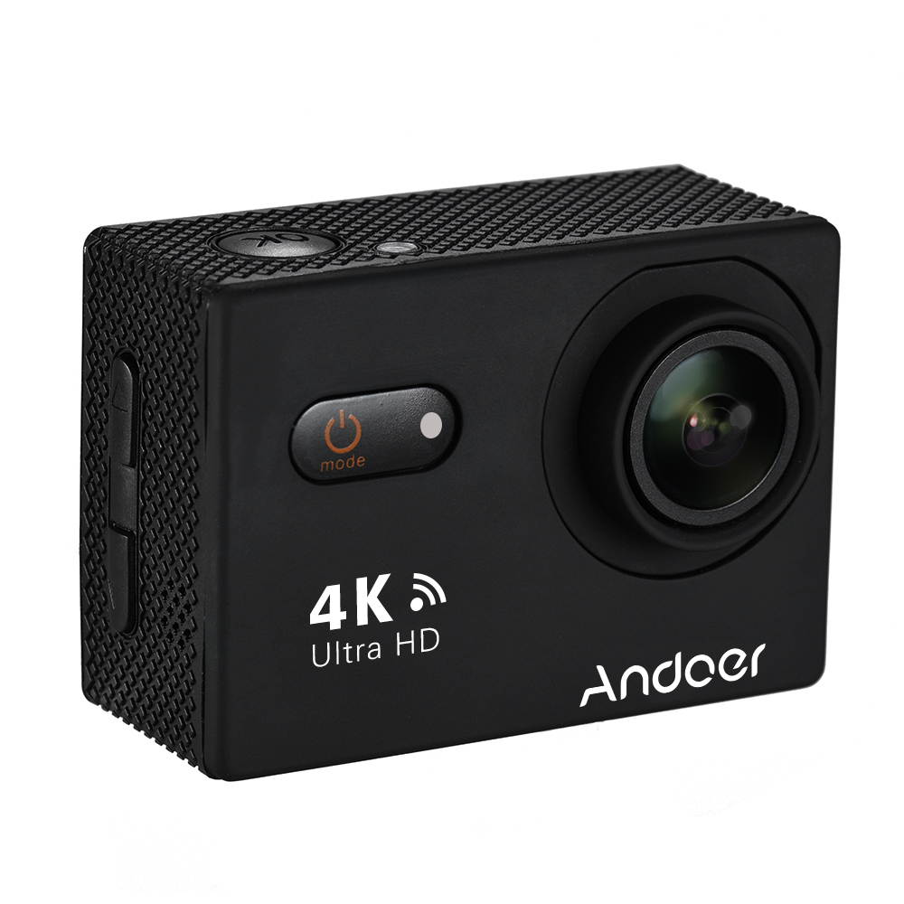 Andoer AN9000 4K 16MP WiFi Action Sports Camera 1080P FHD 2" Touchscreen 170&deg; Wide Angle Lens with Hard Case Support 4X Zoom Waterproof 40m