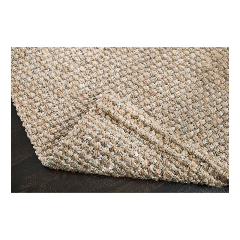 Light Brown Solid Woven Area Rug 8'X10' - Anji Mountain