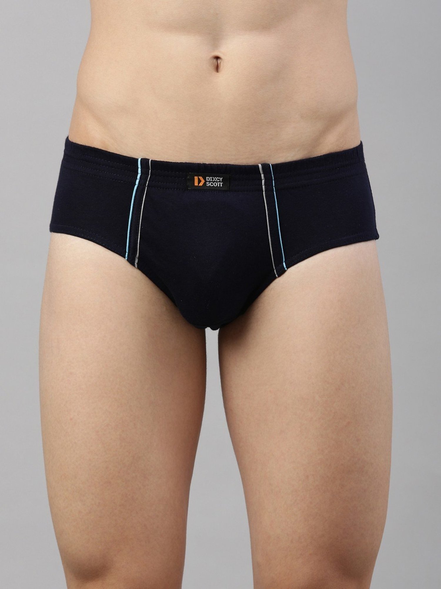 Dixcy Scott Originals Navy Cotton Regular Fit Brief