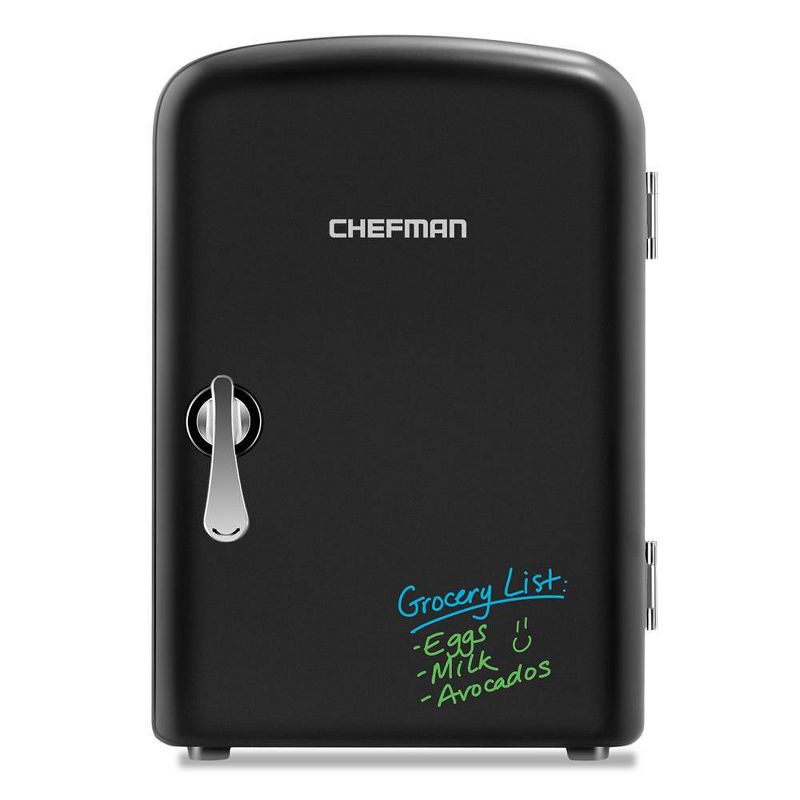Chefman 0.52 cu ft Portable Eraser Board Mini Fridge - Black