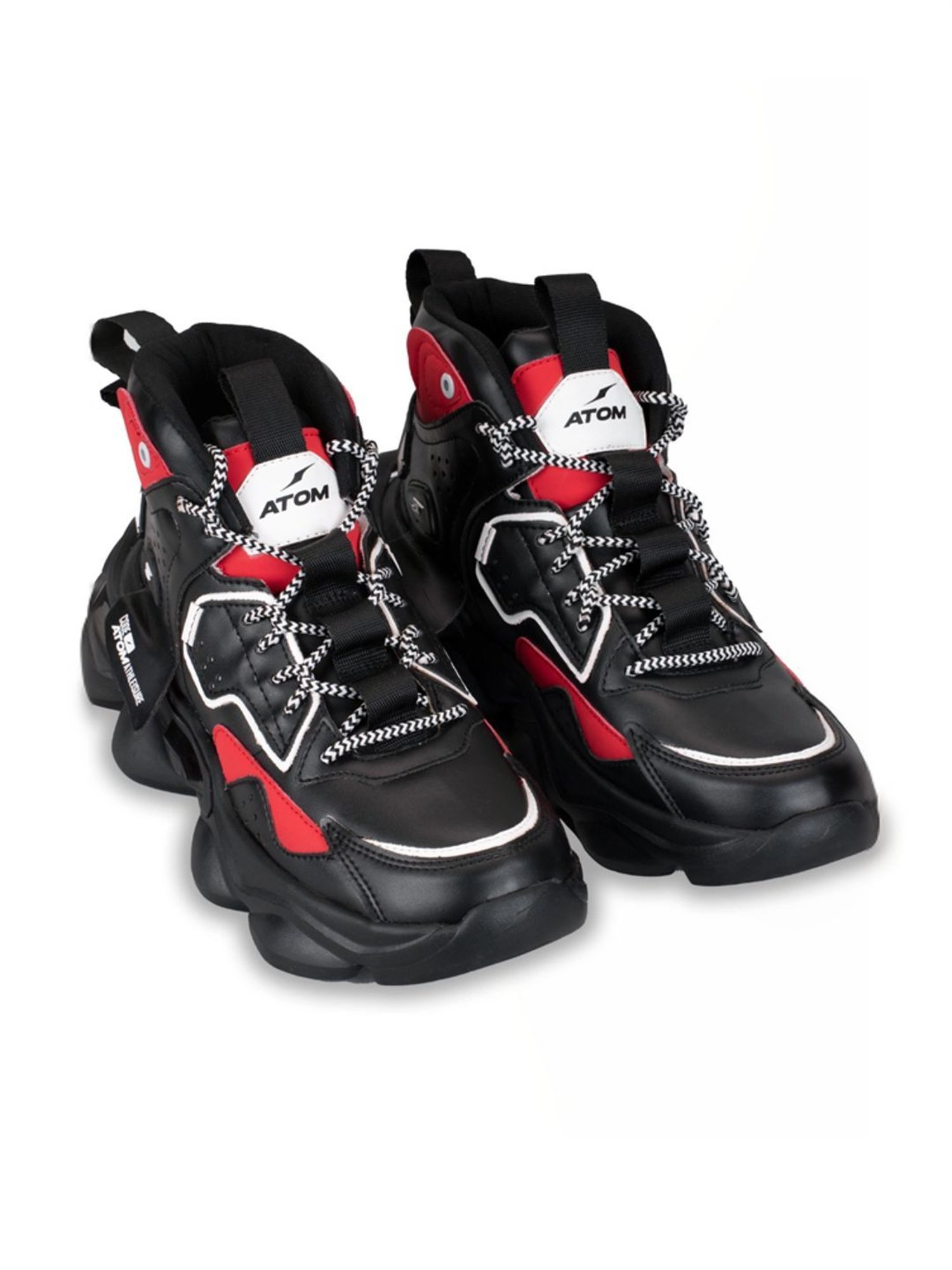 Atom Men's Bulldozer Black Running Shoes