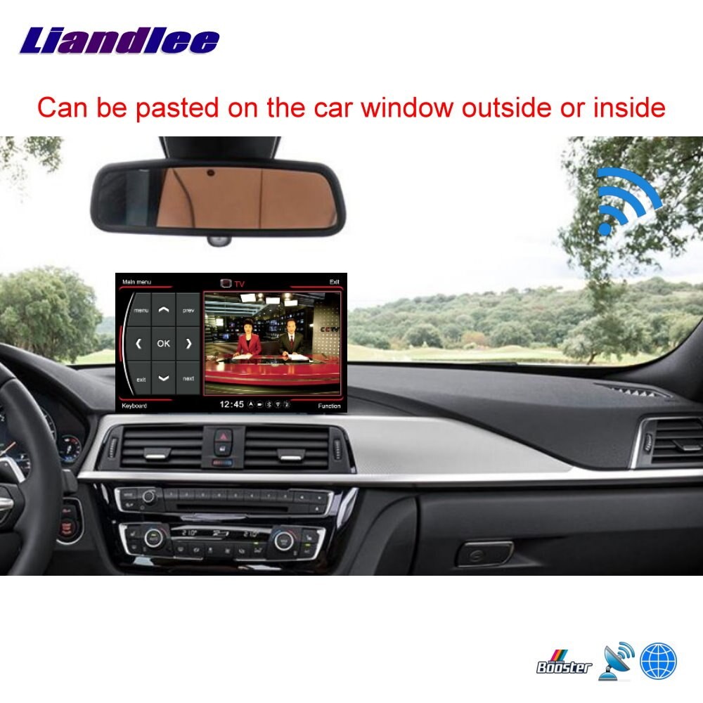 Car Active Digital TV Antenna Amplifier DVB T ISDB T ATSC Aerial IEC 3.5mm TRS Connector Male Plug Booster ANT #AM4585 (1pcs)