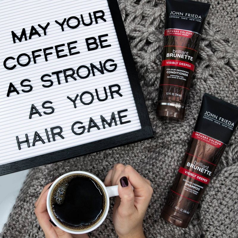 John Frieda Brilliant Brunette Visibly Deeper Shampoo - 8.3 fl oz