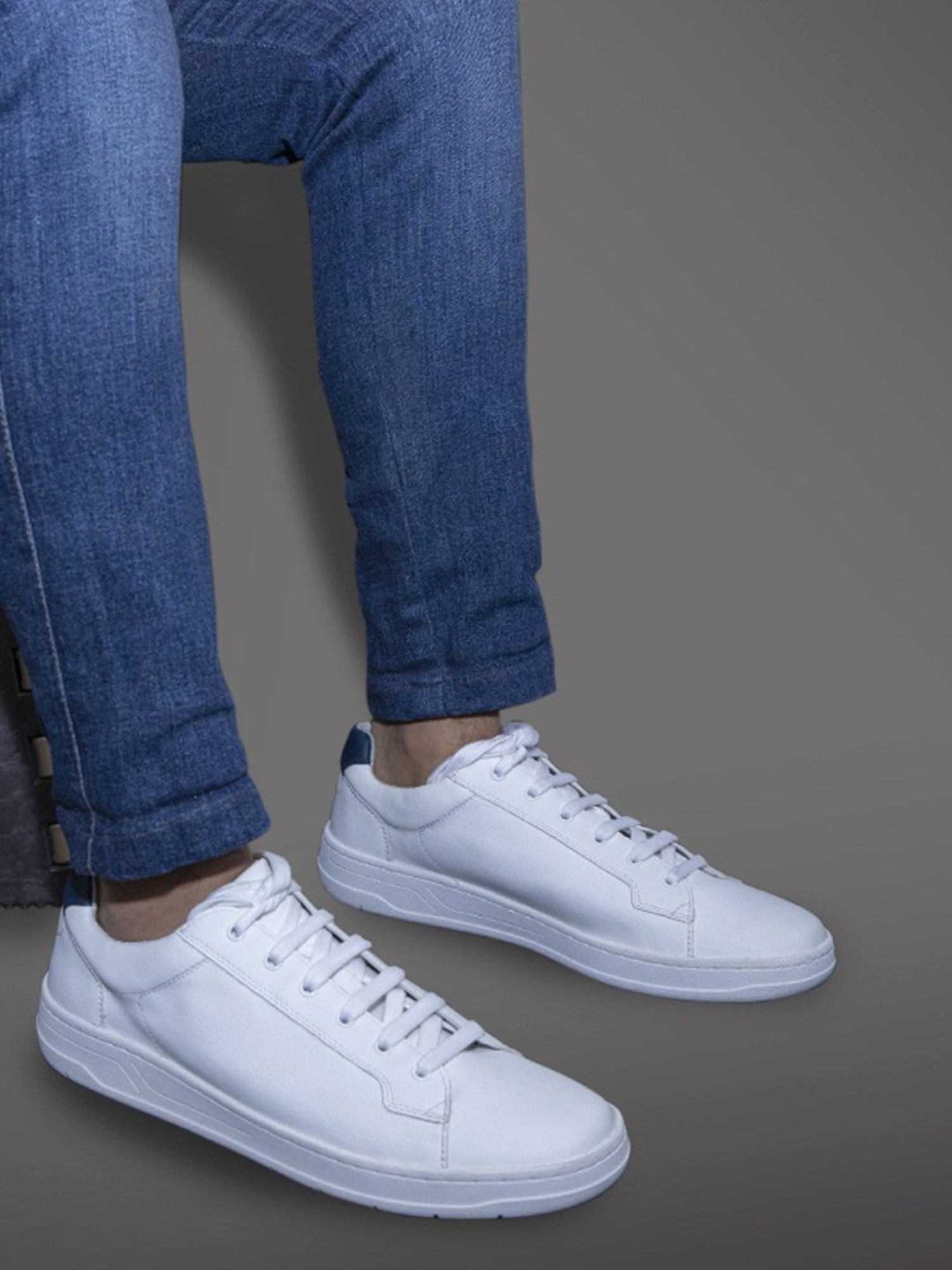 Geox Men's U Magnete White Casual Sneakers