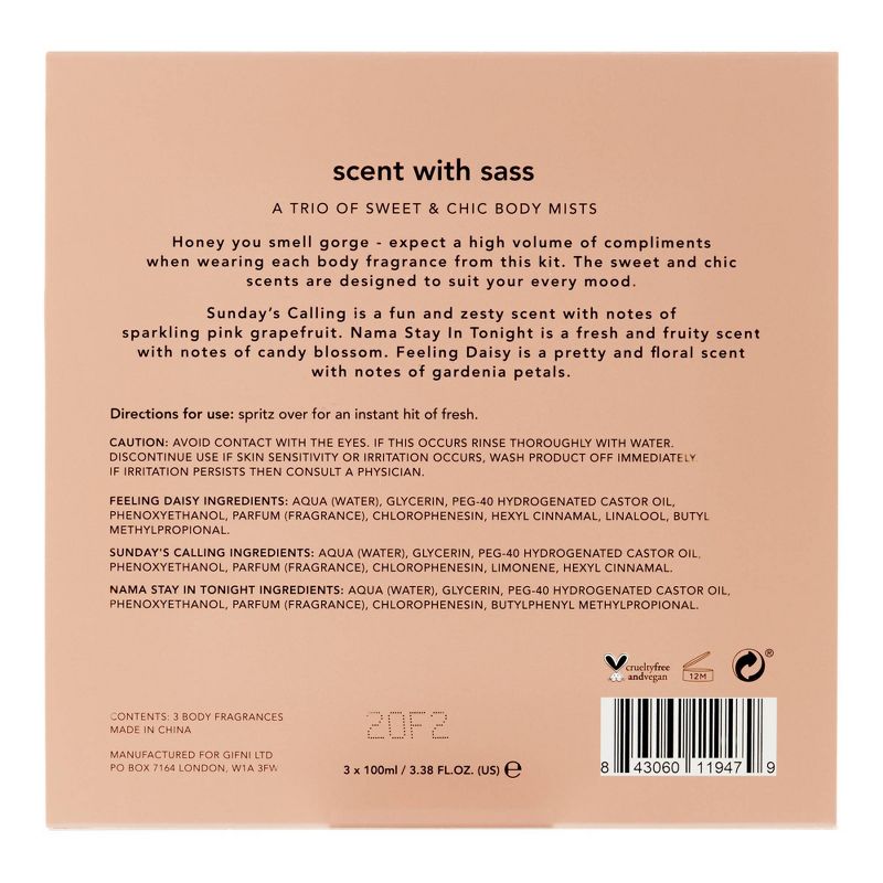  Pampered Nails Bath and Body Gift Set - 10ct